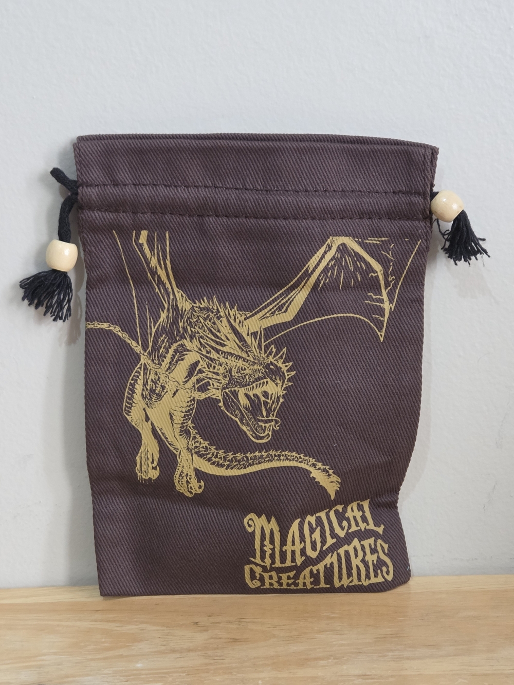 *4 for $20* Harry Potter Magical Creatures Drawstring Dice Bag Pouch